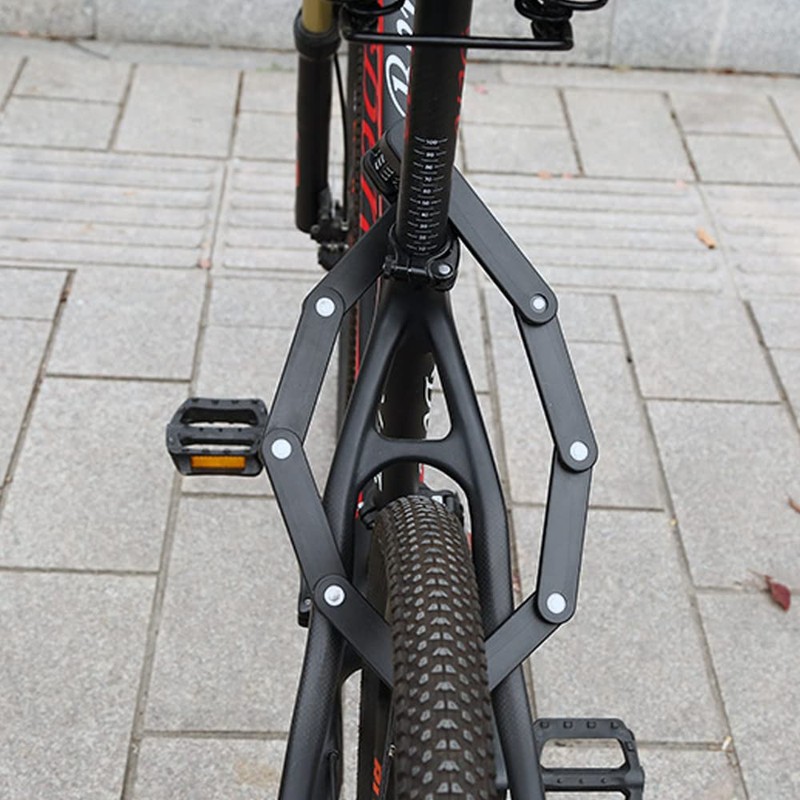 Bicycle Lock, Combination Lock, Lightweight & Small Folding Lock, Bicycle