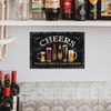 Putuo Decor Cheers Metal Tin Sign, Bar Signs For Home