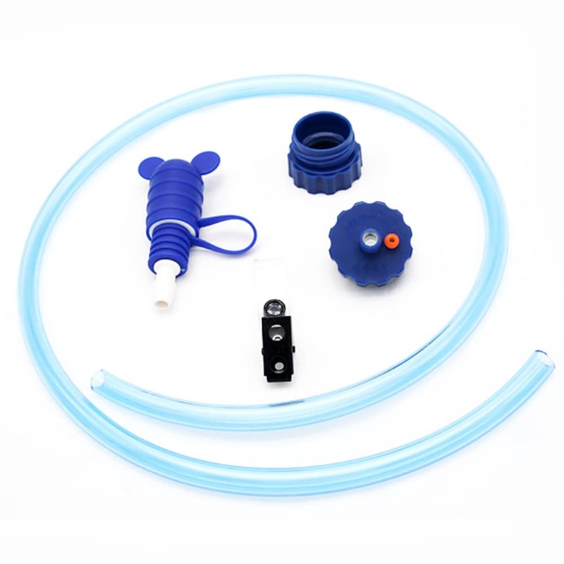 Leepesx Water Bottle Drinking Tube with Double Adapter Hydration System