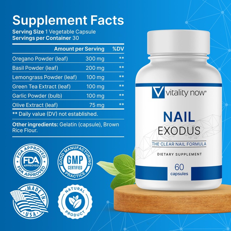 Nail Exodus - Vitality Healthy Nails - Premium Formula for