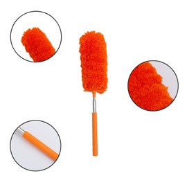 3 Packs Microfibre Duster, with Telescopic Rod, Washable, Bendable, Static Duster, Home for Car, Office