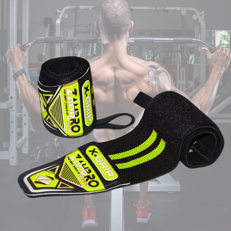 ZAHBRO Wrist Strap Weightlifting Gym Weight lifting Straps Support Hand