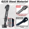xitomer Adjustable Kickstand Side Stand Leg Black Fit For Yamaha