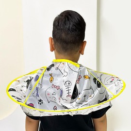 Children's Haircut Cape, Cape for Hair Cutting for Children, Cape Hair Cutting Umbrella, Hairdressing Cape with Colourful Patterns, Waterproof Hair Cutting Cape, for Hairdressing Salon, Hair