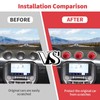 Jimen Compatible with Ford Mustang 2015-2023, 9PCS Center Console Dashboard