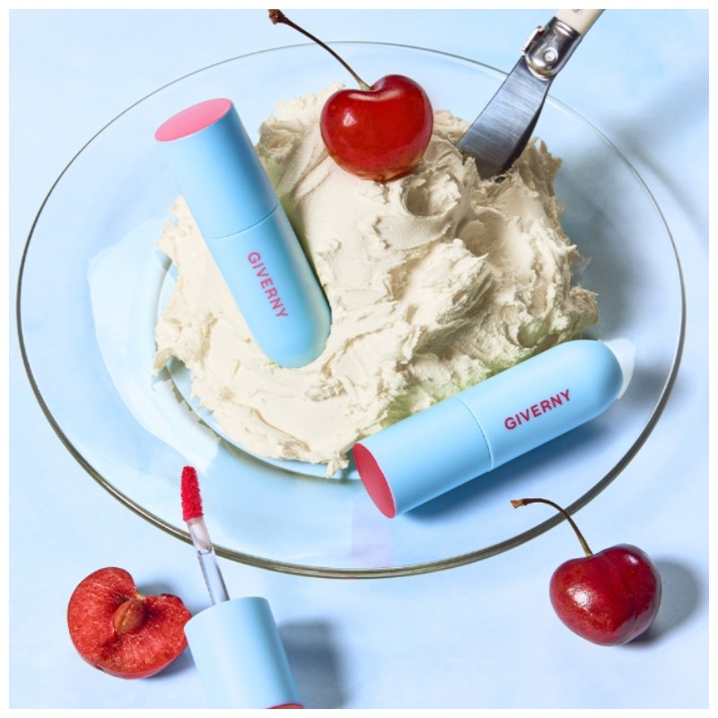 GIVERNY Fluffy Sheer Tint 3.5g, Color:06 Cherry Shake