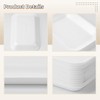 100 Pcs Crafts Foam Trays, White Foam Supermarket Disposable Poultry