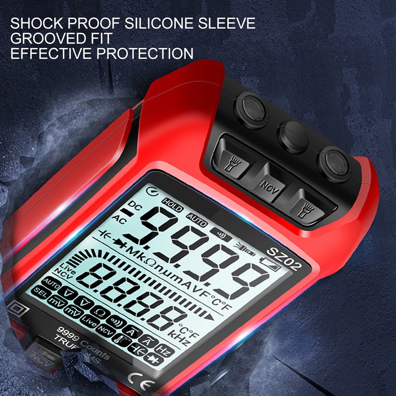 Digital Multimeter Intelligent Anti Burning Automatic LCD Backlit Display NCV