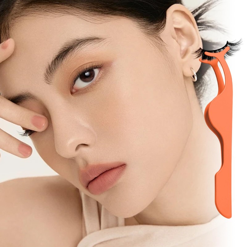 XNIVUIS 6 Pcs Eyelash Applicator Tool Lash Tweezers Lash Applicator