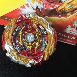 Desamvap Bey Battling Tops Battle Spinner Sparking Superking B-172, Bey Booster Tops with Custom Launcher LR Left Right Spin DB Layer System, Children's Toy Gift