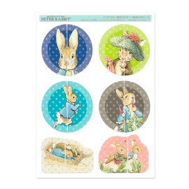 Put it on your shoes and wear it on the left and right side! / DeerCars Non-Iron, Waterproof Laminated Picture Matching Stickers - Peter Rabbit (TM) 1301-E4D-010