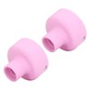 2Pcs TIG Welding Cup 24# Ceramic Nozzle 2.4mm Center Hole
