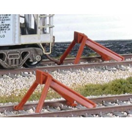 Peco ~ New 2024 ~ HO Scale ~ Code 70-100 ~ Streamline Hayes Train Bumper ~ 2 Pcs