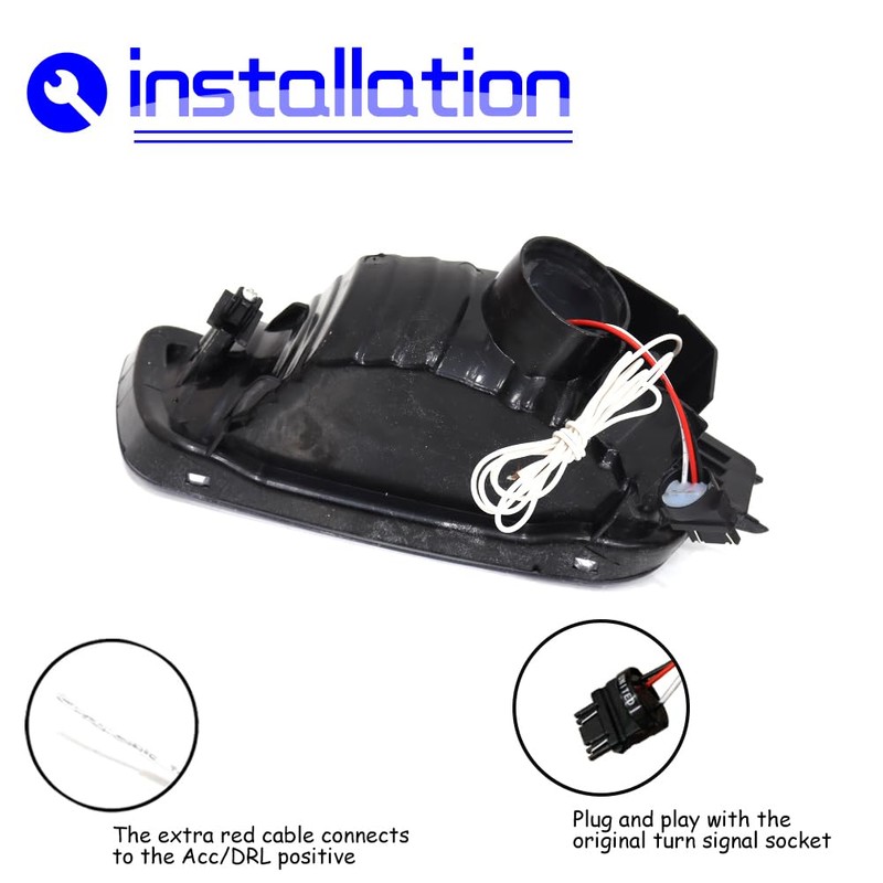 TurningMax For 2001 2002 2003 2004 Toyota Tacoma Front Bumper