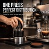 Coffee Distribution Tool 58mm, Spring-Level Distributor – One Press Levels