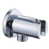 'KB023 Hand Shower Holder with 1/2 Wall Connection Elbow, Brass,