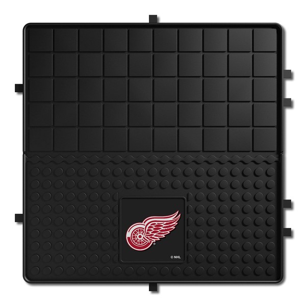 FANMATS 10946 Detroit Red Wings Heavy Duty Vinyl Cargo Mat 31"x31", All Weather Trunk Mat, Trunk Protection