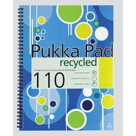 Pukka A4 Recycled Wirebound Book Pink/Blue Circles