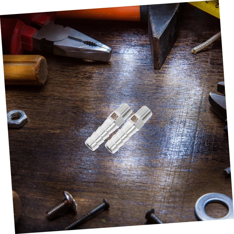 Alipis 2Pcs Hose Connectors Male X Barb Plumbing Fittings for