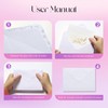 Packpal 50PACK 5x7 Envelopes for Invitations, White A7 Envelopes, Perfect