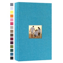 Finksy Small Photo Album 4x6 300 Photos Linen Cover Picture Photo Book for Family Wedding Anniversary Baby Vacation
