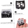 XINYUICEAN Sacapuntas Doble Orificio con Contenedor, 4 Pcs Sacapuntas Doble