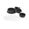 QWORK® Burger Press with 50 Burger Paper, Burger Maker Kit