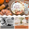 LFSTGN 350 PCS Thanksgiving Plates and Napkins Sets Includes Dinner