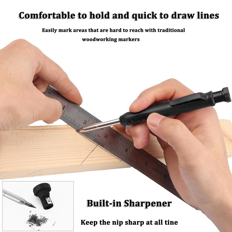 Dilightnews Deep Hole Marker, Pencil Construction Site, Deep Hole Marker