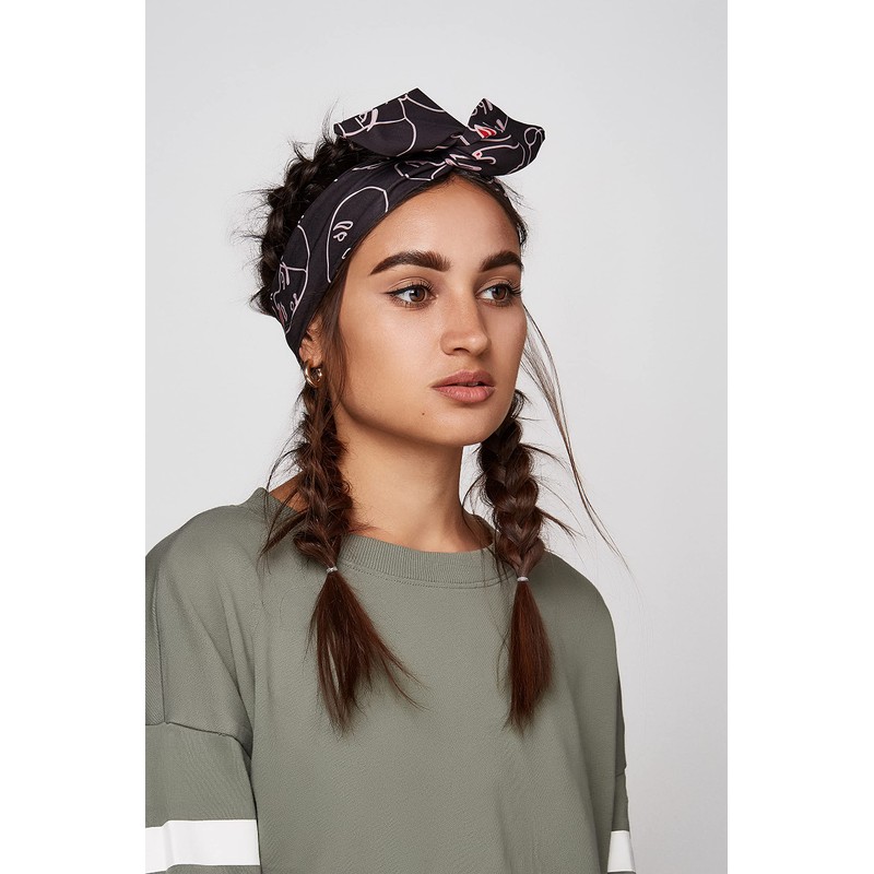 Hair Band Wide Headband Fine Patterned Flexible Women's Headpiece Accessory