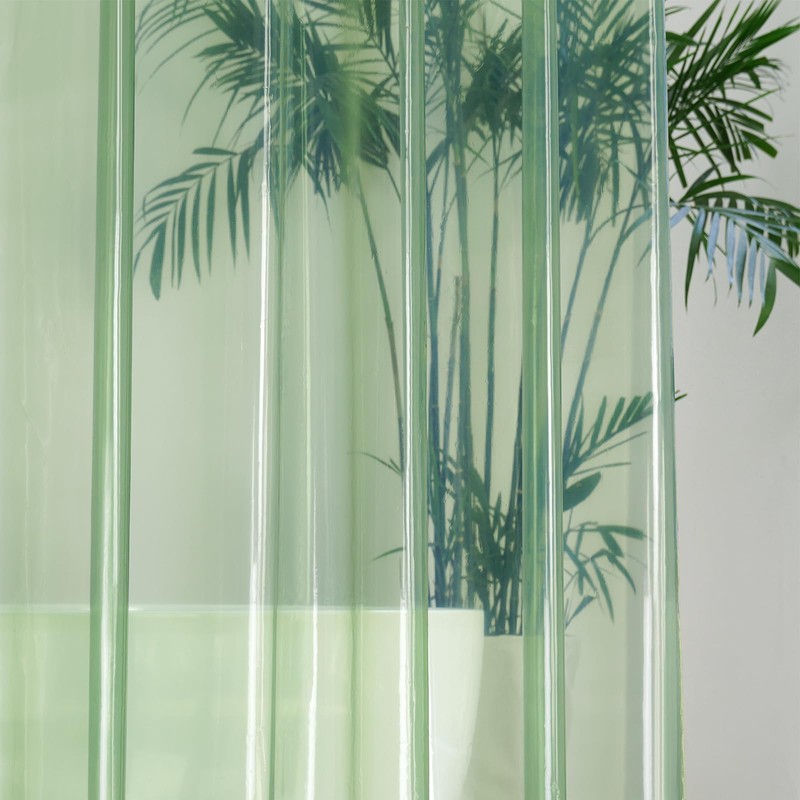 UFRIDAY Green Clear 72 x 84 Shower Curtain Liner,Extra Long