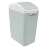 Vareone 15 L Plastic Slim Trash Bin with Swing Lid,