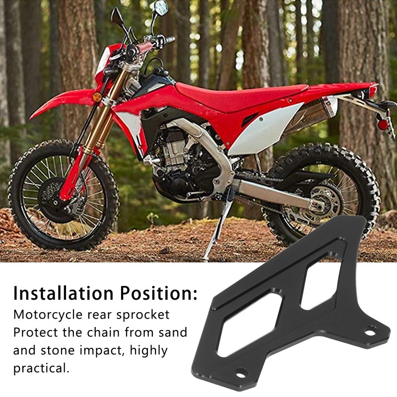 Motorcycle Rear Sprocket Guard Plate CNC Aluminium Alloy Replacement for