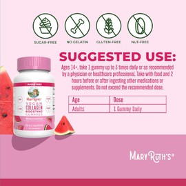 Mary Ruth Gomitas de colágeno vegano para la salud del cabello y las uñas Collagen gummies