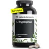 L-Tryptophan 500 mg 240 Vegan Capsules Made from Vegetable Fermentation