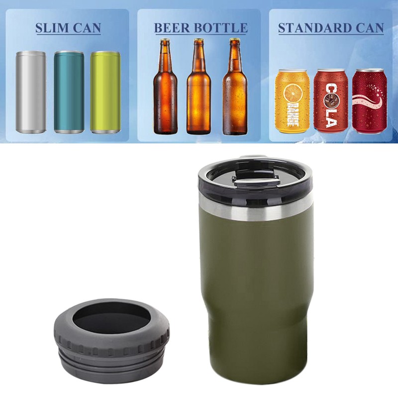 14oz Can Bottle Insulated Holder 304 Stainless Steel Insulated Can