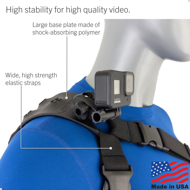 STUNTMAN 360 Shoulder Chest Hip Harness for Action Cameras