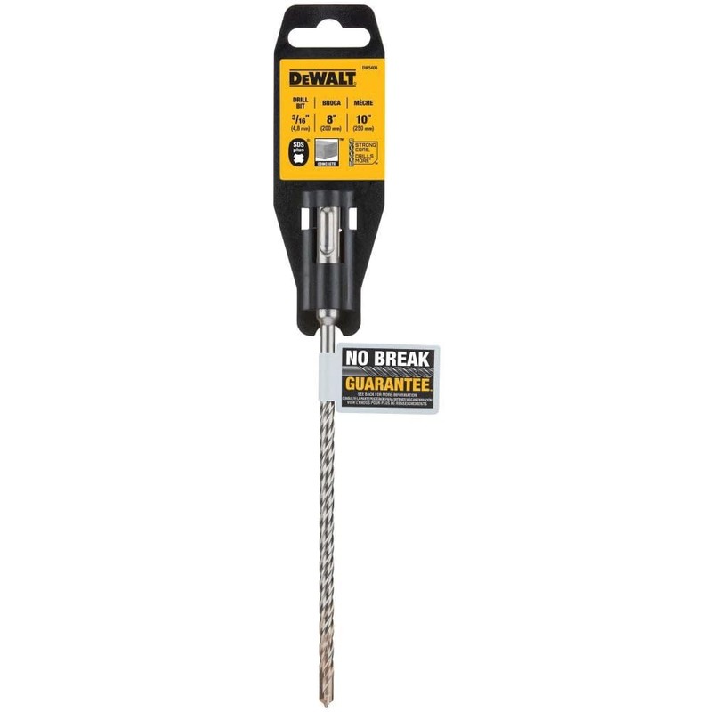 DEWALT DW5405 Rock 3/16-Inch by 10-Inch Carbide SDS Plus Rotary