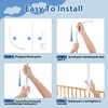 Srvauyea Mobile Holder Baby Bed Bell Holder, Removable Cot Mobile