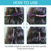 Hoyols Quick Beader for Loading Beads - Braid Stringer Ponytail