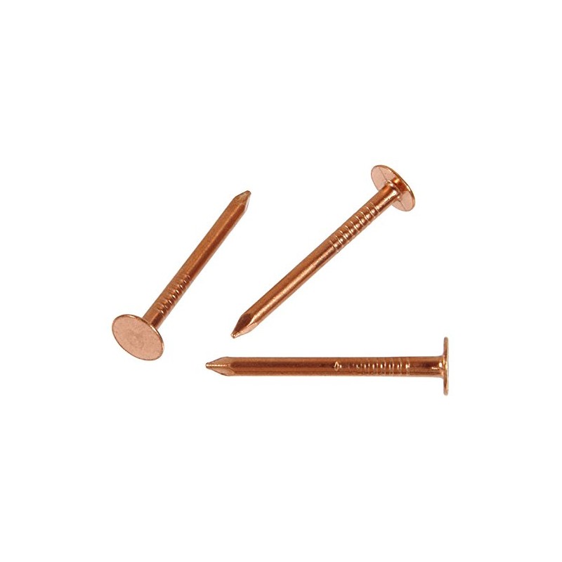 Anchor Wire Hillman 42080 1-1/4X11 Copper Nail, Bronze