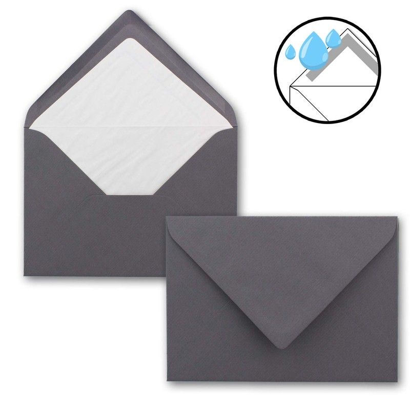 10 x card package with lined envelopes and inserts -