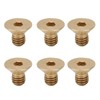50Pcs Countersunk Hex Socket Screws Pure Copper Flat Head Hardware
