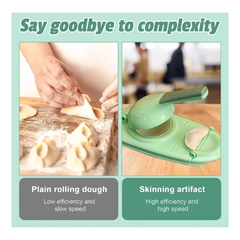 MOVASA Máquina De Prensa Manual Para Hacer Empanadas 2 En