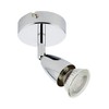 Endon Lighting 43277 Amalfi Single 50W Chrome Effect Plate Indoor