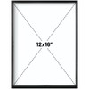 Frametory, 12x16 Floating Picture Frame - Metal Photo Frame -