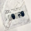 Dara Beauty March Art of the MonthBlack Heart Donut Nail❣