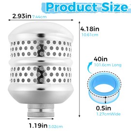 Teengse 2PCS Gentle Flow Metal Bubbler Sprinkler Head, Rustproof Aluminum Alloy Diffuser Flood Nozzle for Delicate Watering, Great for Newly Planted Shrubs, Vegetable Garden, Flowers