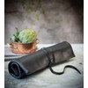 Leather Knife Roll Bag for Chef`s - Premium Knife Roll
