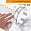 Wedding Band Thumb Rings Size 11 Mens Silver Ring Boyfriend